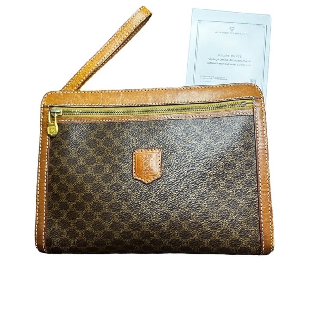 Celine Macadam Clutch W/ Coa